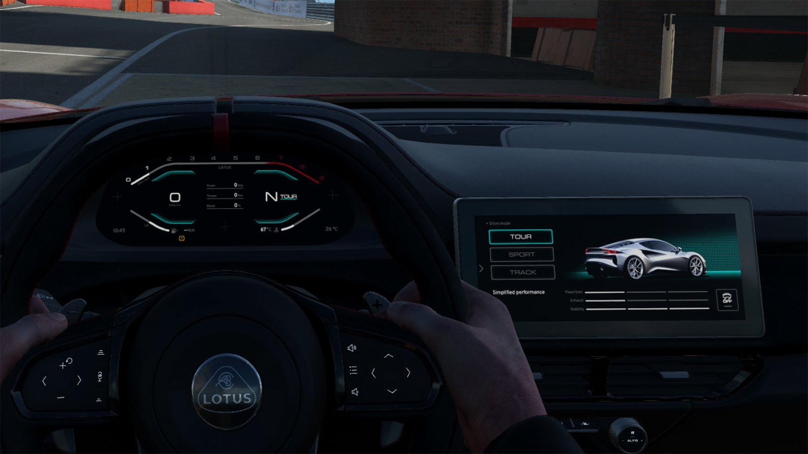 Lotus Emira, Tour mode, AC Evo